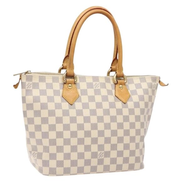 LOUIS VUITTON Damier Azur Saleya PM Tote Bag N51186 LV Auth 138231 - Picture 2 of 16